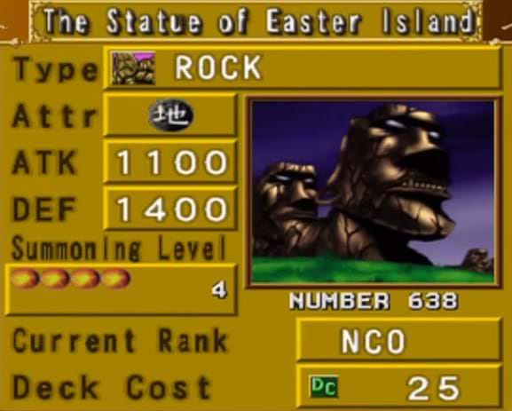 Yu-Gi-Oh! The Duelists of the Roses  Moai in Video Games